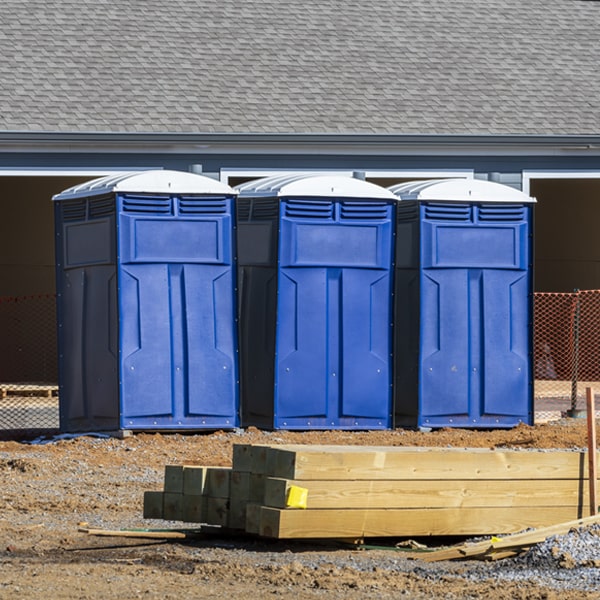 is there a specific order in which to place multiple portable toilets in Clarkesville GA